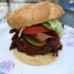 Cheese-Stuffed Grilled Ranch Bacon Burger recipe.