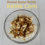 Making recipes with Gourmet Gifter. Peanut Butter Brittle Kettle Corn.