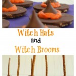 Easy Halloween Treats – Witch Hats and Brooms!