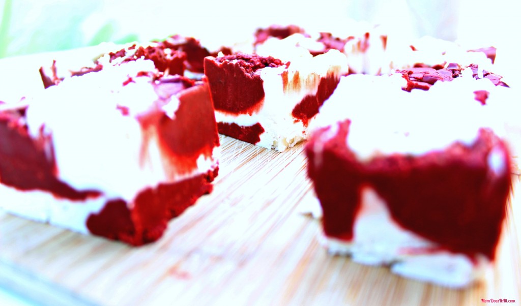 Winter White Red Velvet Fudge 