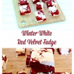 Winter White Red Velvet Fudge.