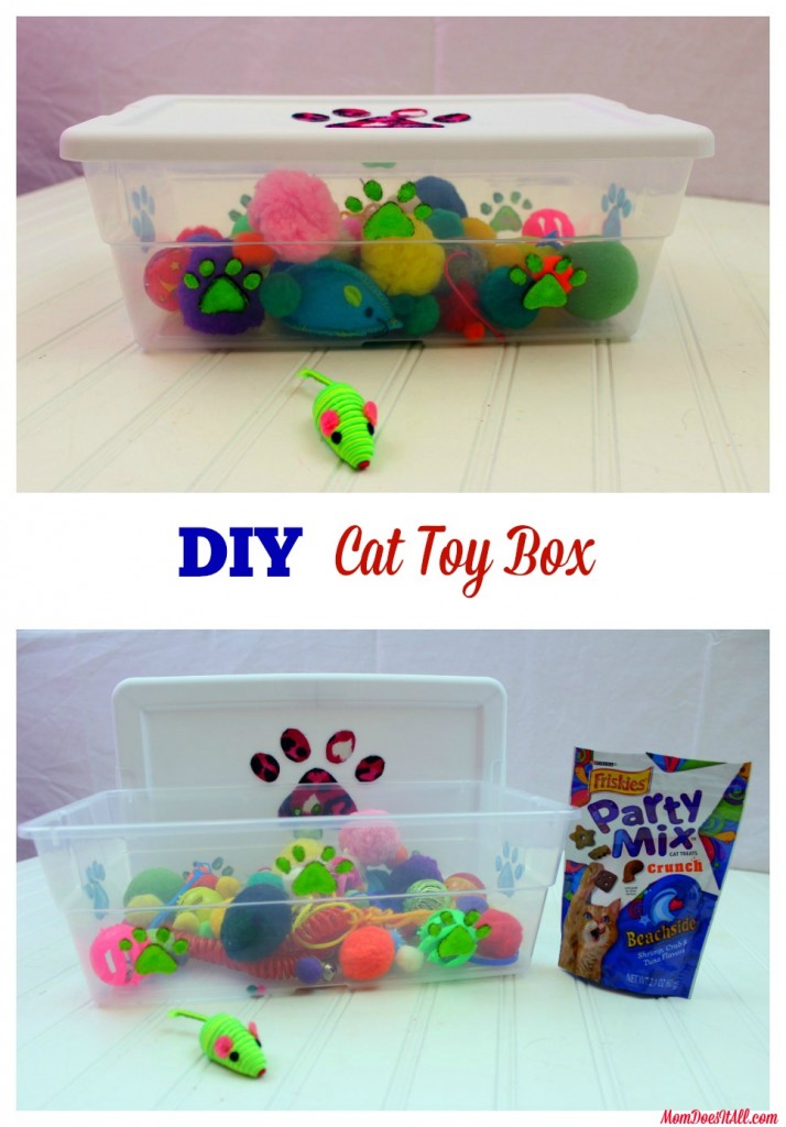 DIY Cat Toy Box
