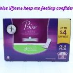 Poise Liners at Sam’s Club keep me feeling confident.