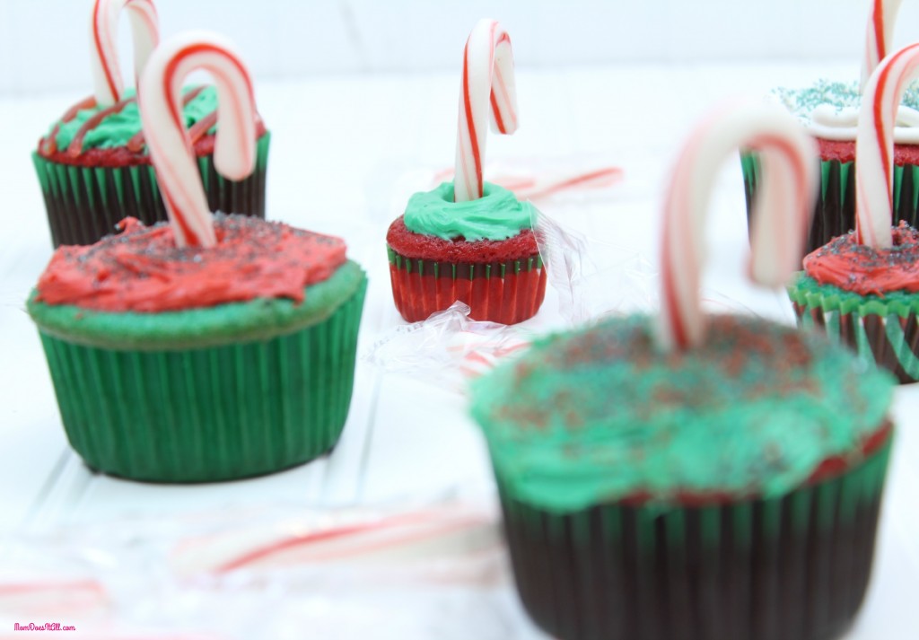Easy Christmas Cupcakes 