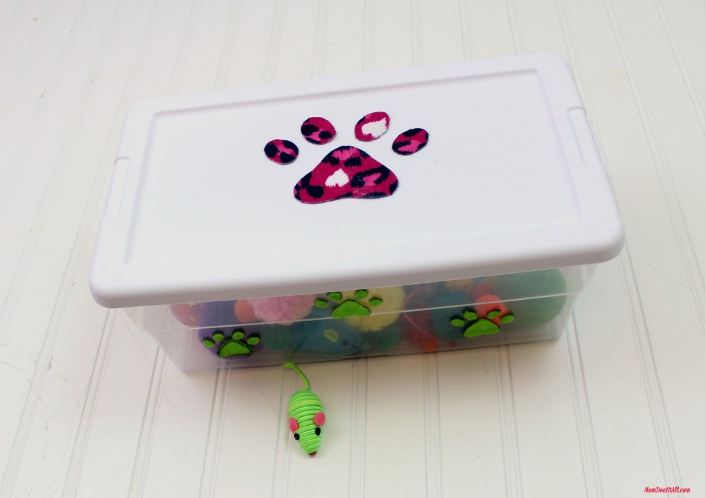 DIY Cat Toy Box 