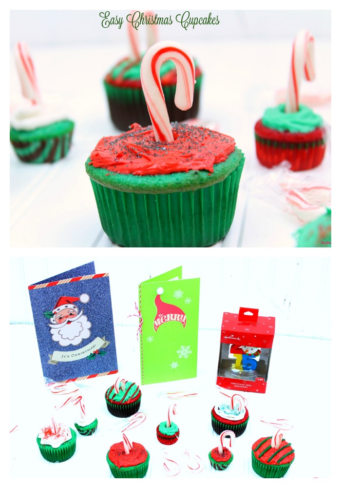 Easy Christmas Cupcakes 