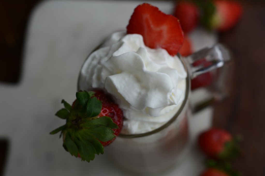 Strawberry and Nutella Hot Chocolate 