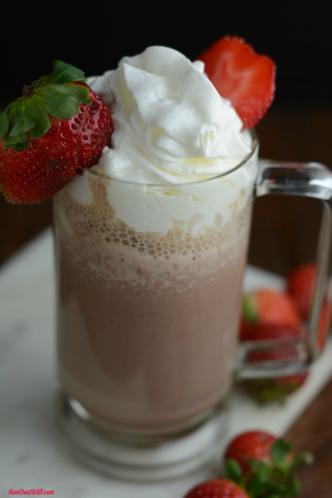 Strawberry and Nutella Hot Chocolate 