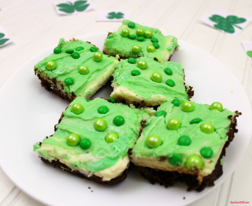 Easy St. Patrick's Day Brownies 