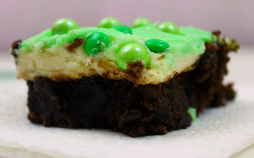 Easy St. Patrick's Day Brownies 