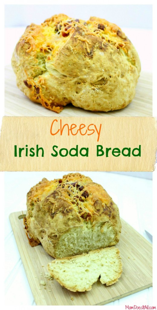 Cheesy Irish Soda Bread 