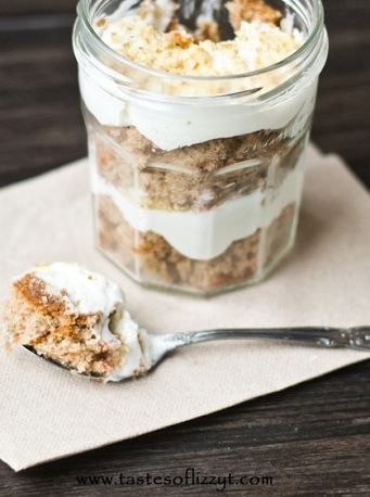 Cream Cheese Carrot Cake in  a Jar 