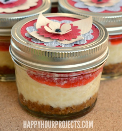 Cheery Cheesecake in a Jar