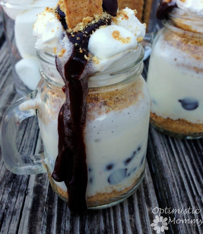 S'mores Sundae Mason Jar Shooters