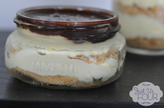 Chocolate Eclair Cake in a Jar 