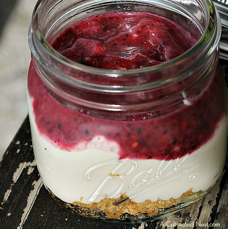 Mini Lemon Berry Cheesecake 