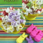 Easter Peeps Popcorn Recipe.
