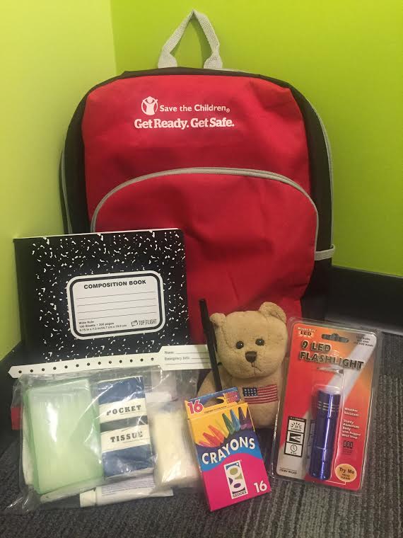 Save the Children go bag